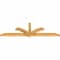Ekena Millwork Redmond Rough Sawn Timber Gable Bracket, Western Red Cedar, 96"W x 28"H x 4"D x 4"F, 7/12 Pitch GBW096X28X0404RED00RWR - alternate 2